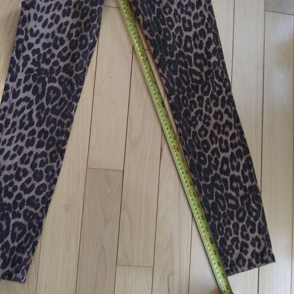 NWT Cheetah leopard animal print skinny jeans - Picture 8 of 8